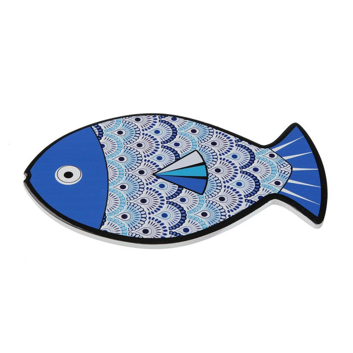 Suport Protecție pentru Masă Versa Pește Plută Ceramică 25 x 15 cm