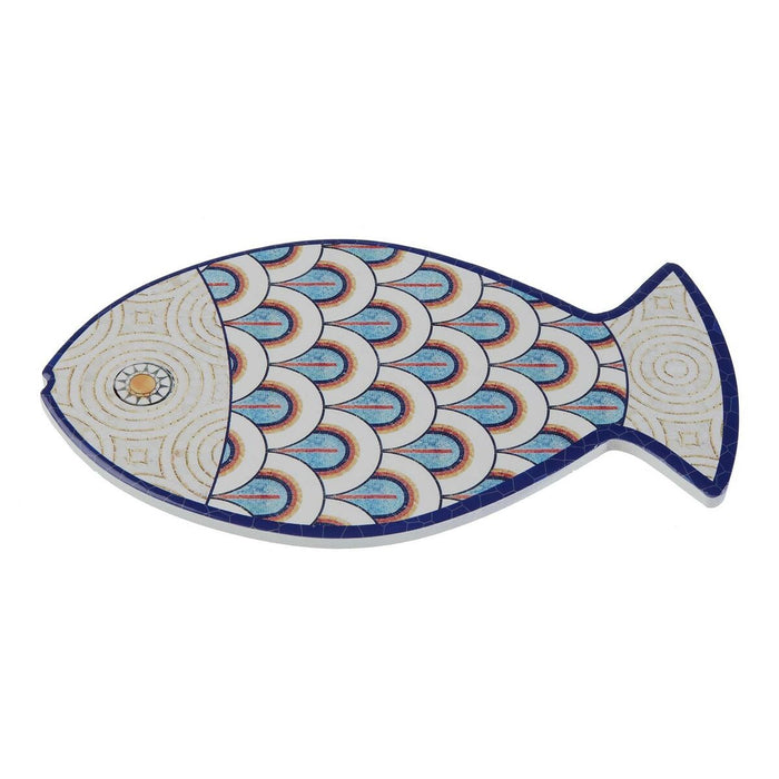 Suport Protecție pentru Masă Versa Pește Plută Ceramică 25 x 15 cm
