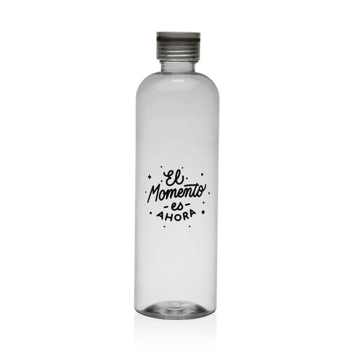 Sticlă de apă Versa Negru Oțel polistiren 1,5 L 9 x 29 x 9 cm