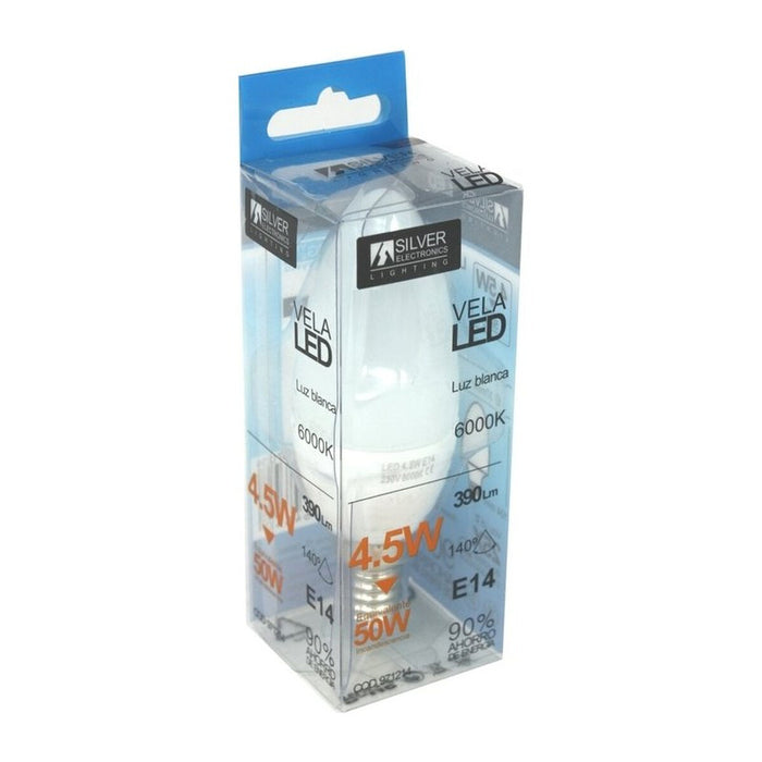 Bec LED Silver Electronics 971214 5W E14 5000K Alb