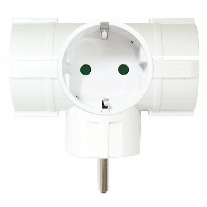 Adaptor pentru Prize Silver Electronics 9153 3500W Alb 220 V