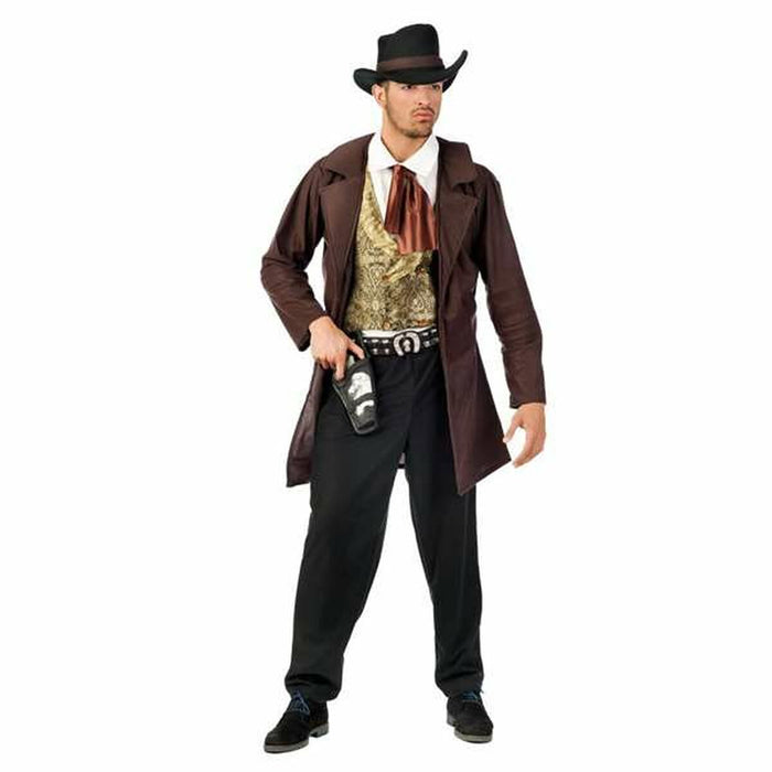 Costum Deghizare pentru Adulți Limit Costumes cowboy 4 Piese Maro