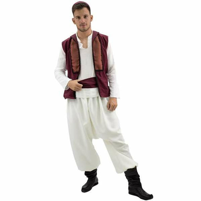Costum Deghizare pentru Adulți Limit Costumes Aladdín 4 Piese Alb