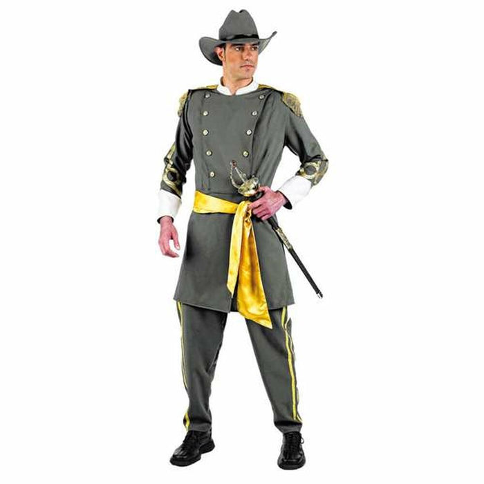 Costum Deghizare pentru Adulți Limit Costumes Soldat confederat 4 Piese Multicolor