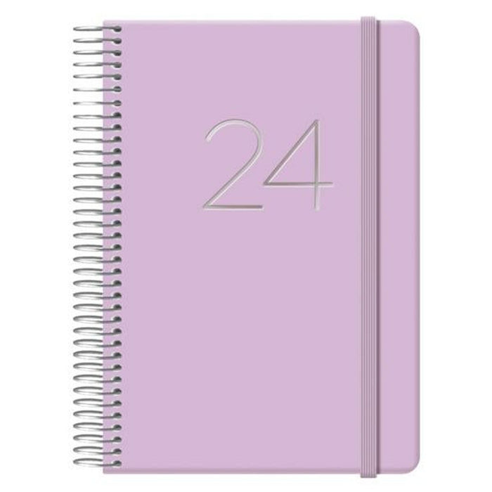 Agendă GLOSS DOHE 2024 Anual Mov 12,5 x 18 cm