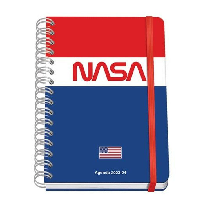 Agendă DOHE Nasa Flag 2023-2024 Multicolor A5 15 x 21 cm