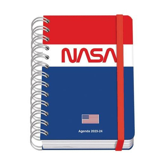 Agendă DOHE Nasa Flag 2023-2024 Multicolor A6 12 x 17 cm