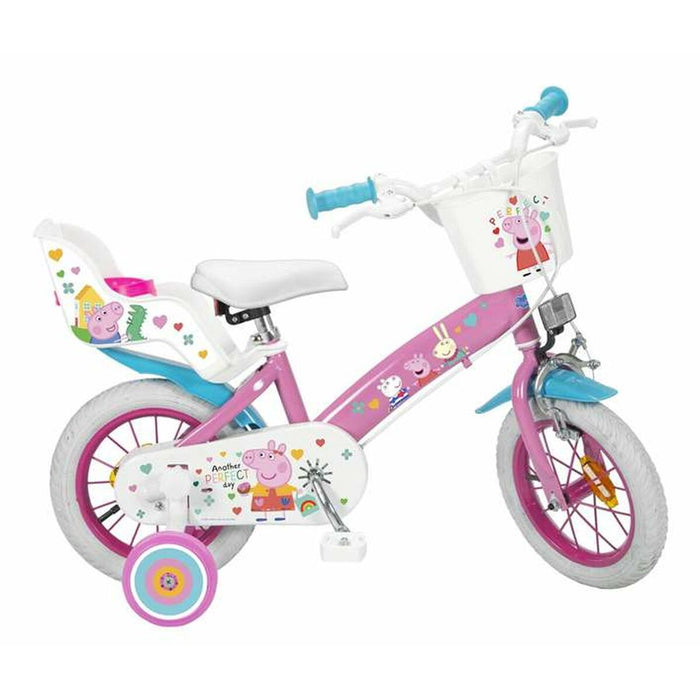 Bicicletă pentru copii Peppa Pig 12" Roz