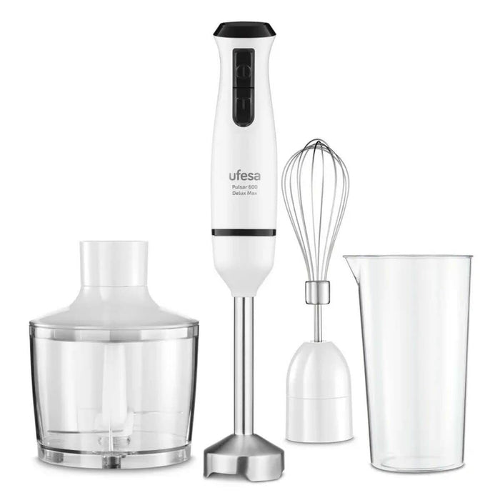 Mixer Manual Multifuncțional cu Accesorii UFESA PULSAR 600 DMAX Alb 600 W