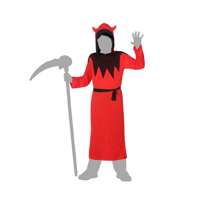 Costum DISFRAZ DEMONIO 7-9 Drac Roșu