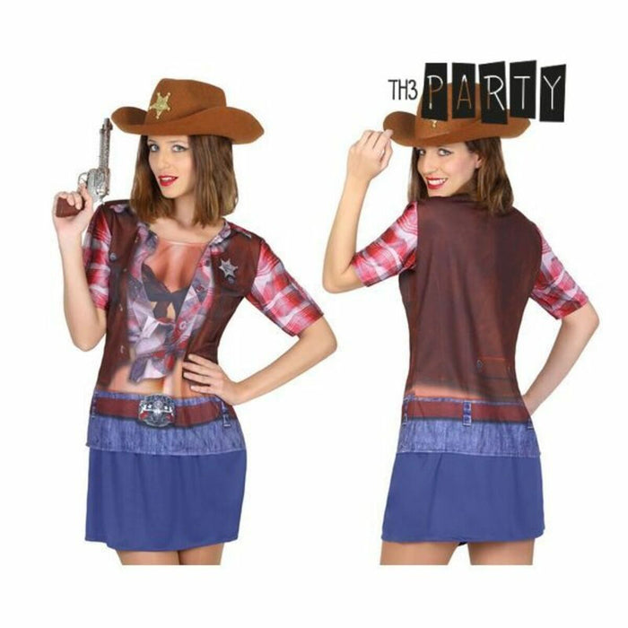 Tricou pentru adulți 6674 Cowgirl