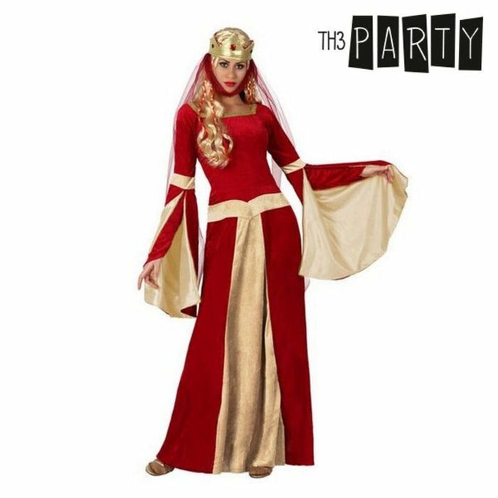 Costum Deghizare pentru Adulți Roșu Damă Medievală