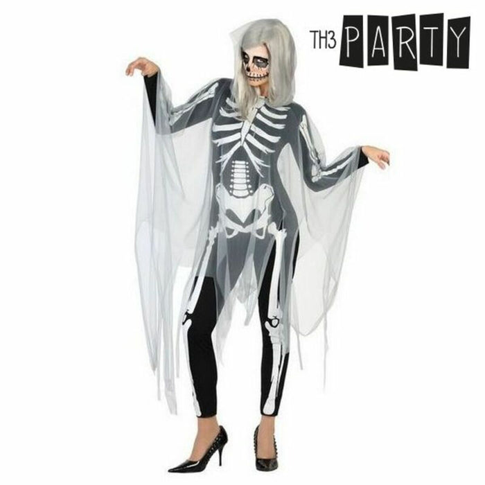 Costum Deghizare pentru Adulți Th3 Party Negru Schelet (2 Unități)