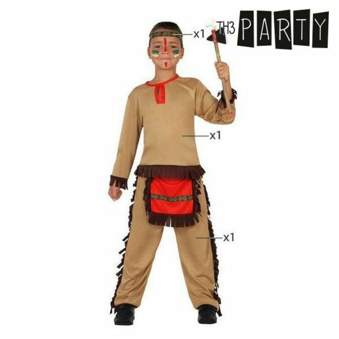 Costum Deghizare pentru Copii Roșu Indian american