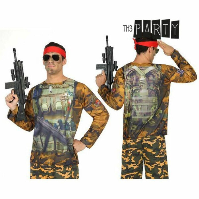 Tricou pentru adulți 7673 Camuflaj