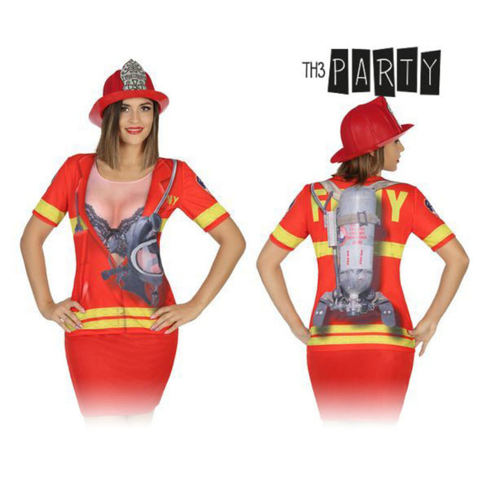 Tricou pentru adulți 8263 Femeie pompier