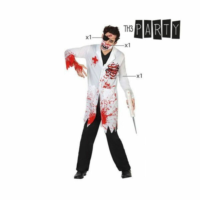 Costum Deghizare pentru Adulți Th3 Party Alb Asasin