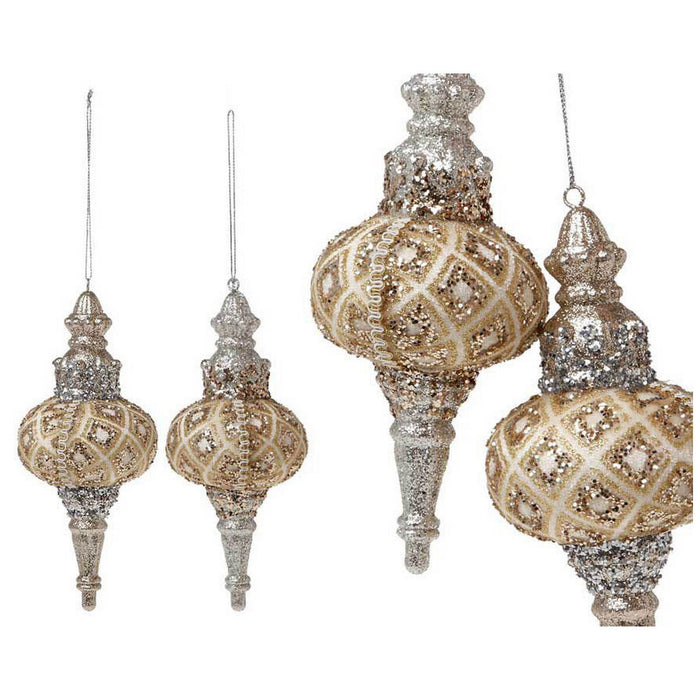 Ornament de Crăciun Glitter Auriu* 18 cm