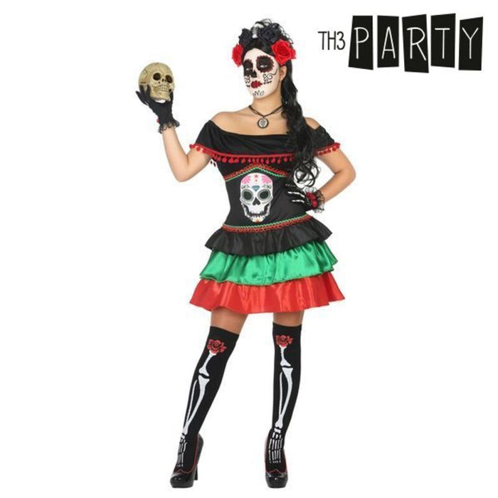 Costum Deghizare pentru Adulți Th3 Party Multicolor Schelet (1 Unități)