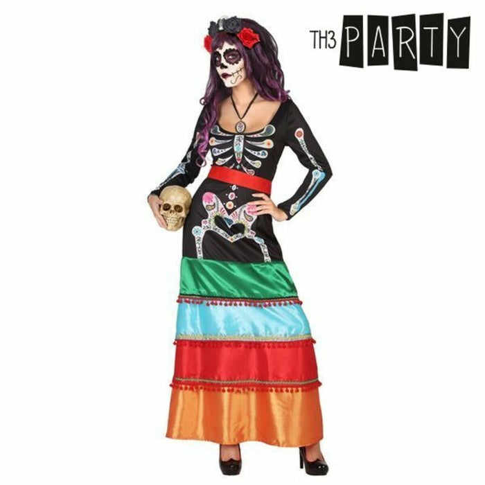 Costum Deghizare pentru Adulți Th3 Party Multicolor Schelet