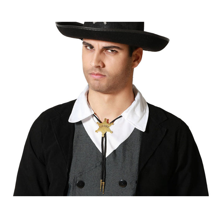 Pandantiv Accesorii pentru Costumație Cowboy Stea Maro Metal