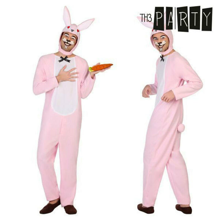 Costum Deghizare pentru Adulți Roz Iepure (2 pcs)