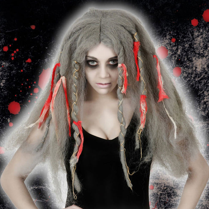 Perucă pentru Halloween 42573 Gri Halloween