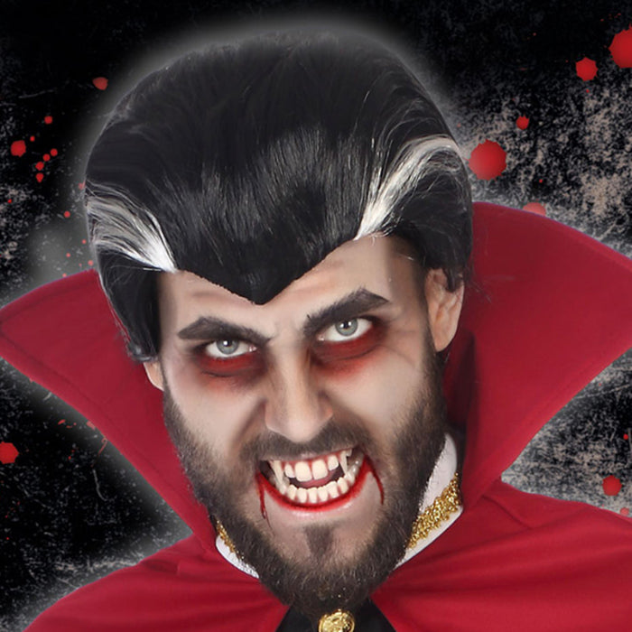 Perucă pentru Halloween 42729 Brunet Negru