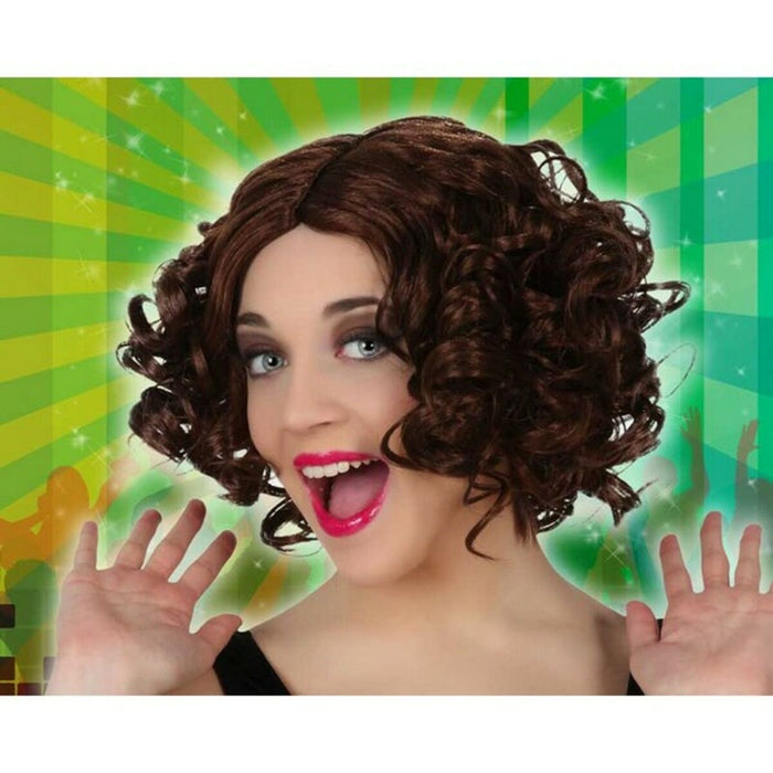 Perucă cu Păr Creț 116379