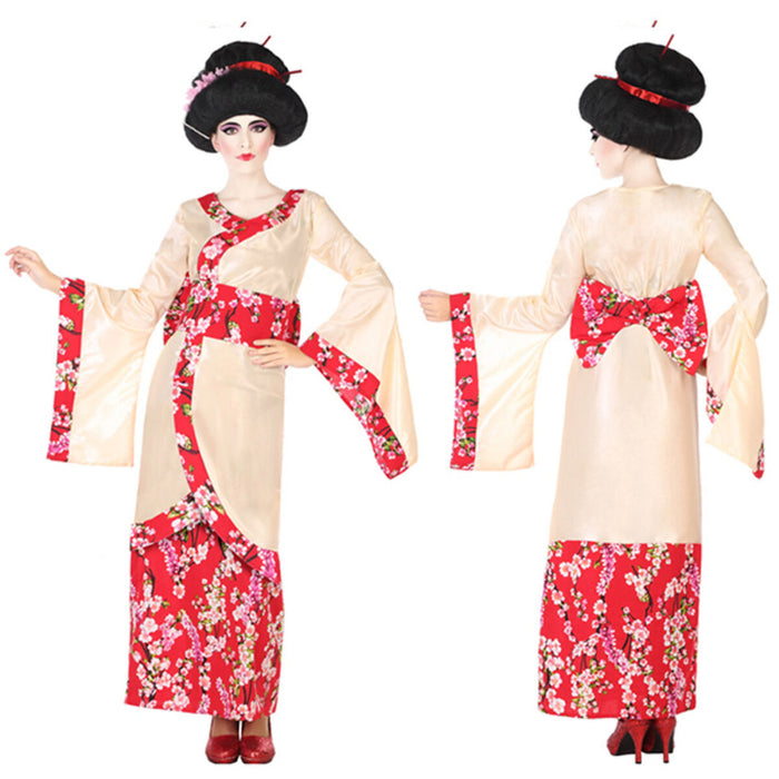 Costum Deghizare pentru Adulți Roz (2 pcs) Gheișă