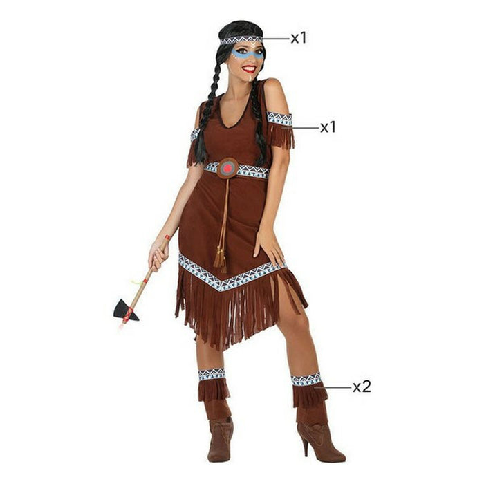 Costum Deghizare pentru Adulți Indian american Maro