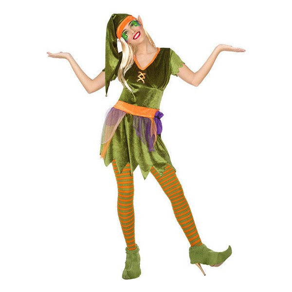 Costum Deghizare pentru Adulți Spiriduș Verde (4 Pcs)