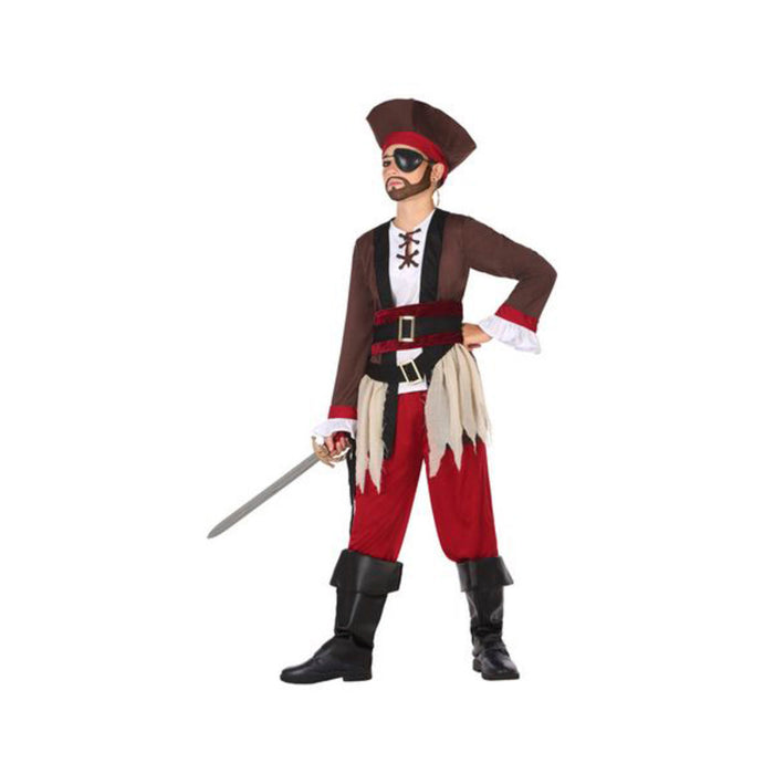Costum Deghizare pentru Copii Multicolor Pirați (4 Piese)