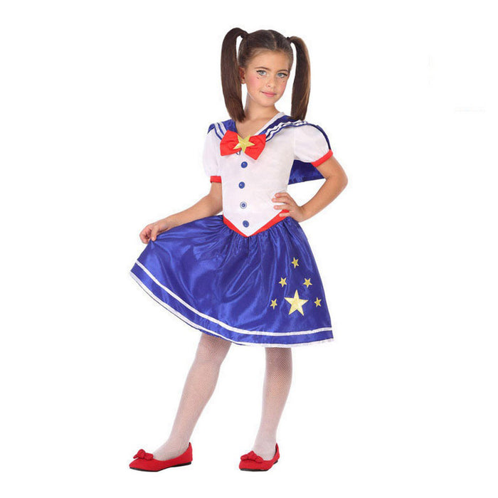 Costum Deghizare pentru Copii Școlăriță Multicolor (3 Piese)