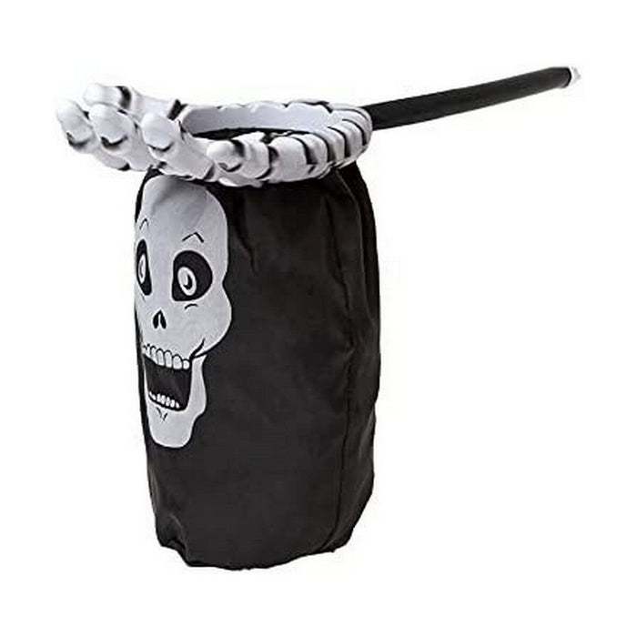 Făraș Trick or Treat Negru 53 x 30 cm Craniu