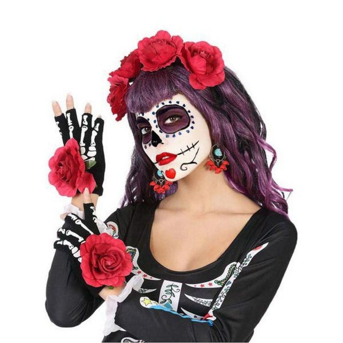Set de accesorii pentru costume de carnaval 57699 (5 pcs) Roșu