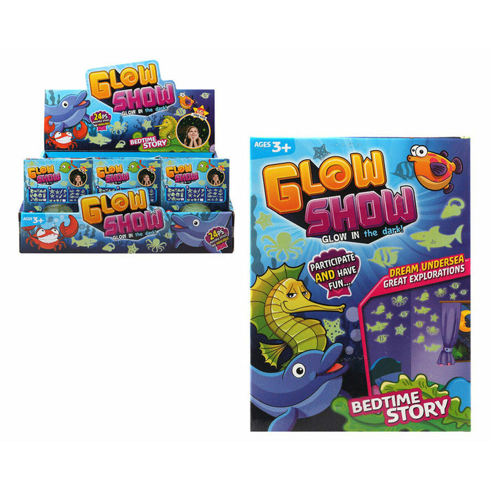 Set de autocolante Glow Show Oceanic Animals Fosforescent