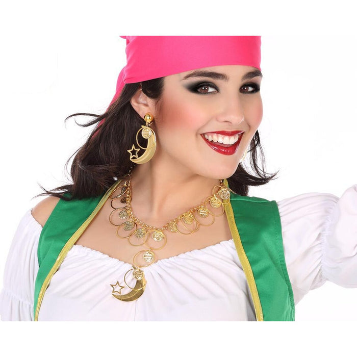 Set Colier și Cercei Accesorii pentru Costumație Auriu* Arab