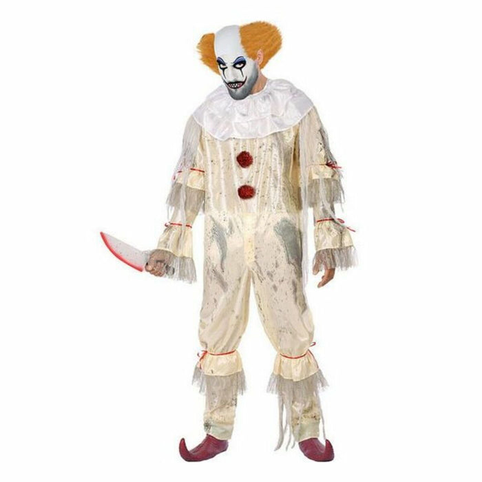 Costum Deghizare pentru Adulți Clovn Sângeros Alb (1 pcs)