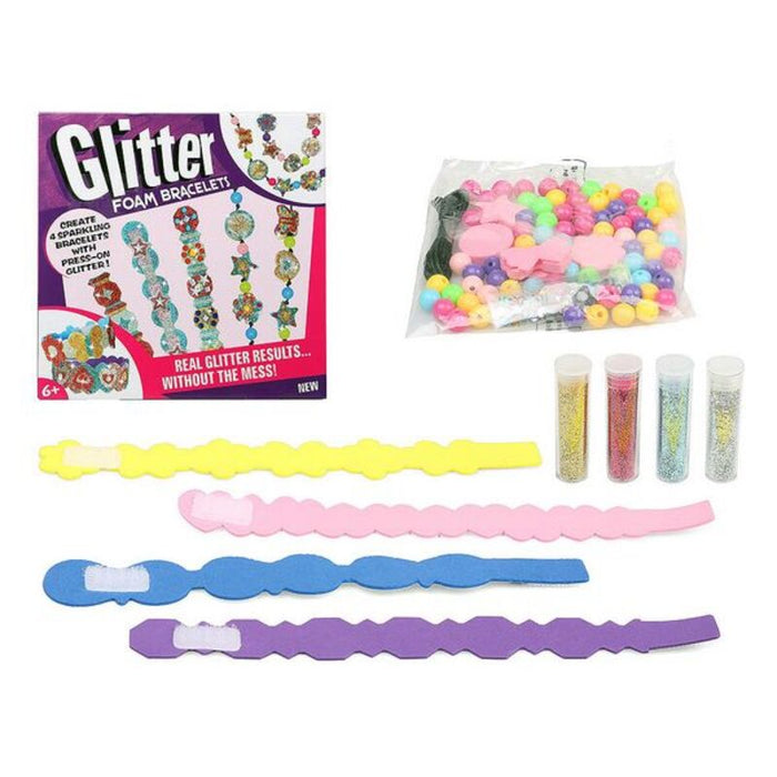 Set pentru Lucru Manual Glitter Foam Bracelets 119916