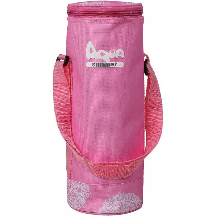 Punga Termoizolantă Sticlă Roz Poliester 1,5 L 11 x 30 cm