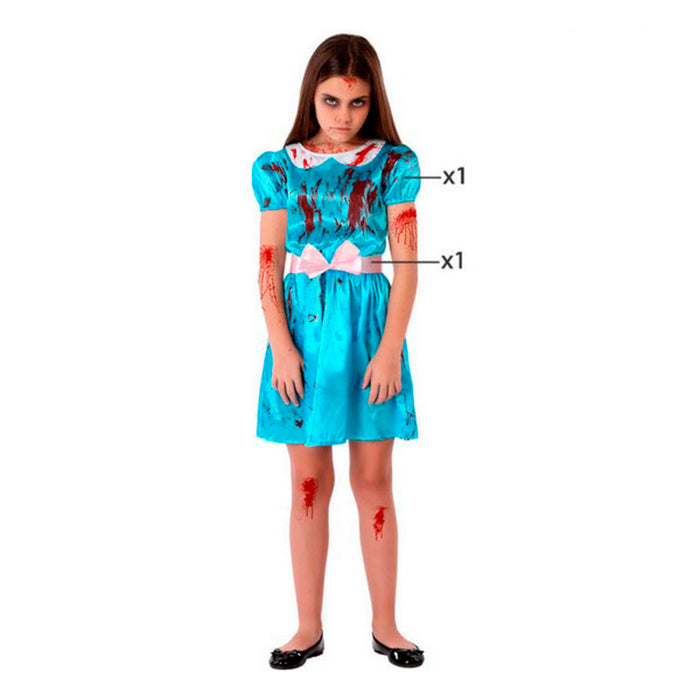 Costum Deghizare pentru Copii Albastru Zombies