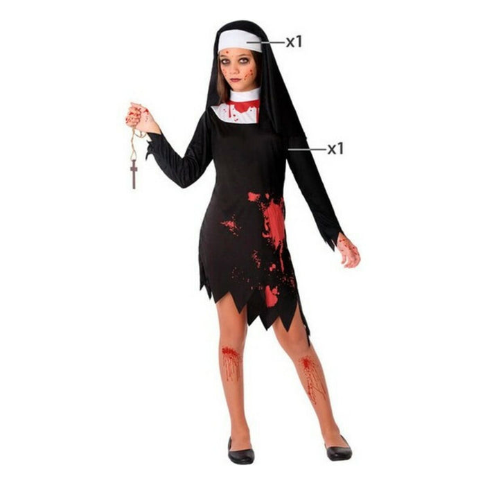 Costum Deghizare pentru Copii Negru Zombies (2 Unități)
