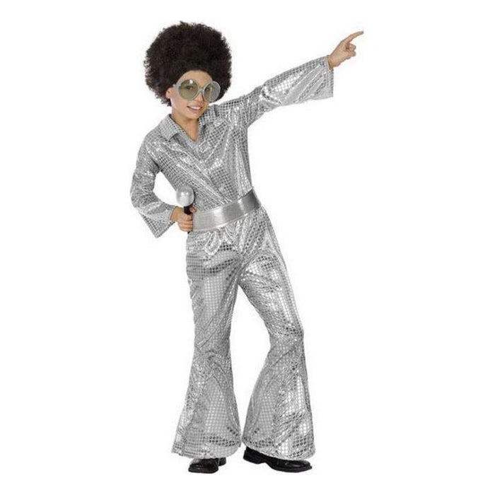 Costum Deghizare pentru Copii Disco Argintiu