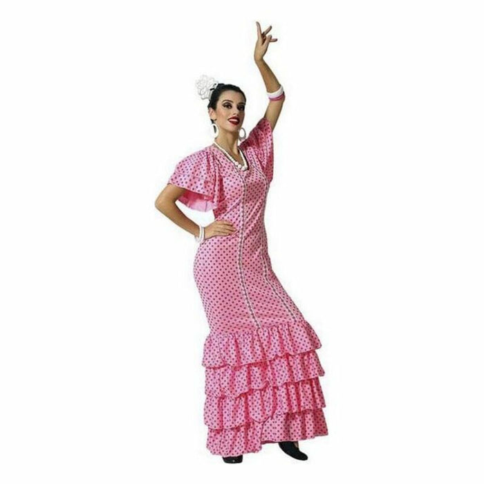 Costum Deghizare pentru Adulți Roz Sevillană