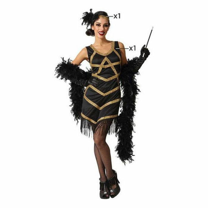 Costum Deghizare pentru Adulți Negru Charleston