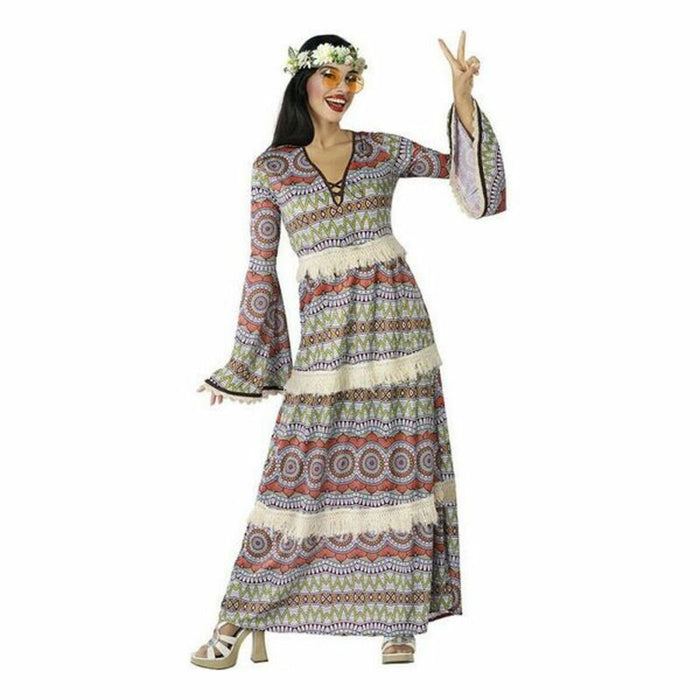 Costum Deghizare pentru Adulți Hippie Multicolor (1 Unități)