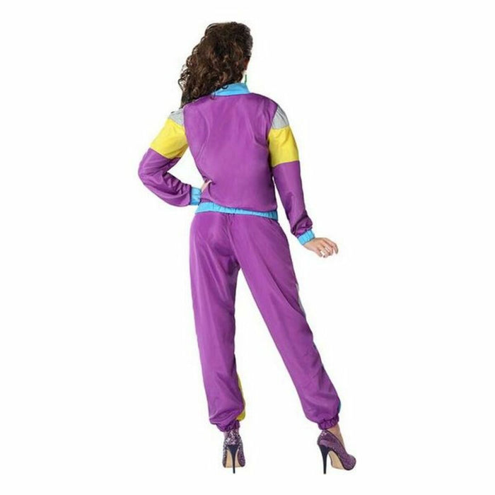 Costum Deghizare pentru Adulți Mov Anii 80