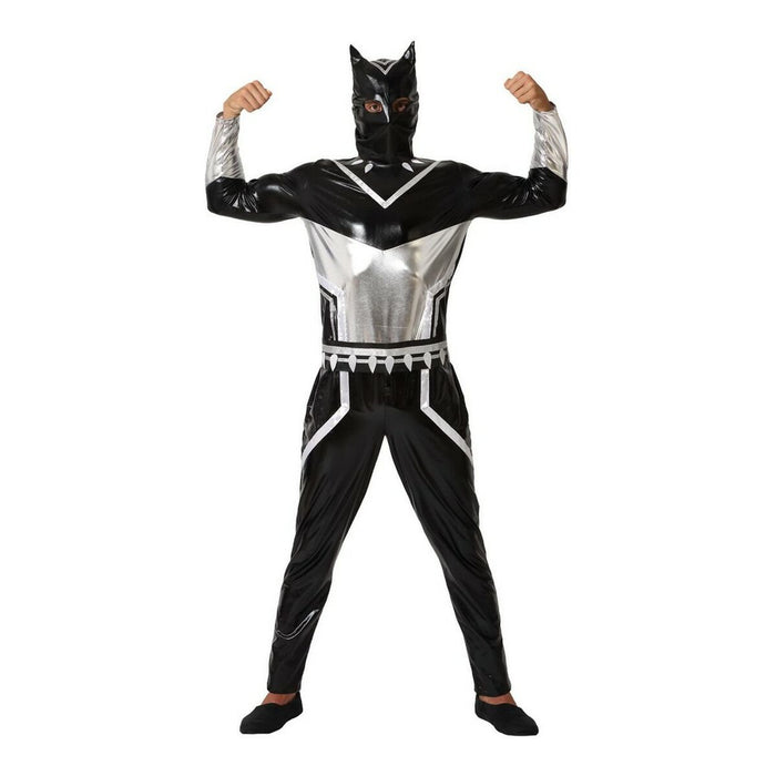 Costum Deghizare pentru Adulți Black Panther Supererou Negru