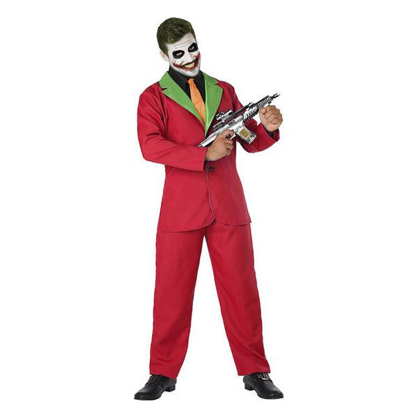 Costum Deghizare pentru Adulți Roșu Clovn Joker